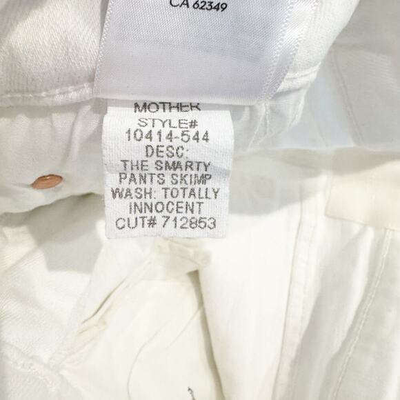 Mother Women's The Smarty Pants Skimp Jeans Totally Innocent Size 25 NWT - Picture 11 of 13